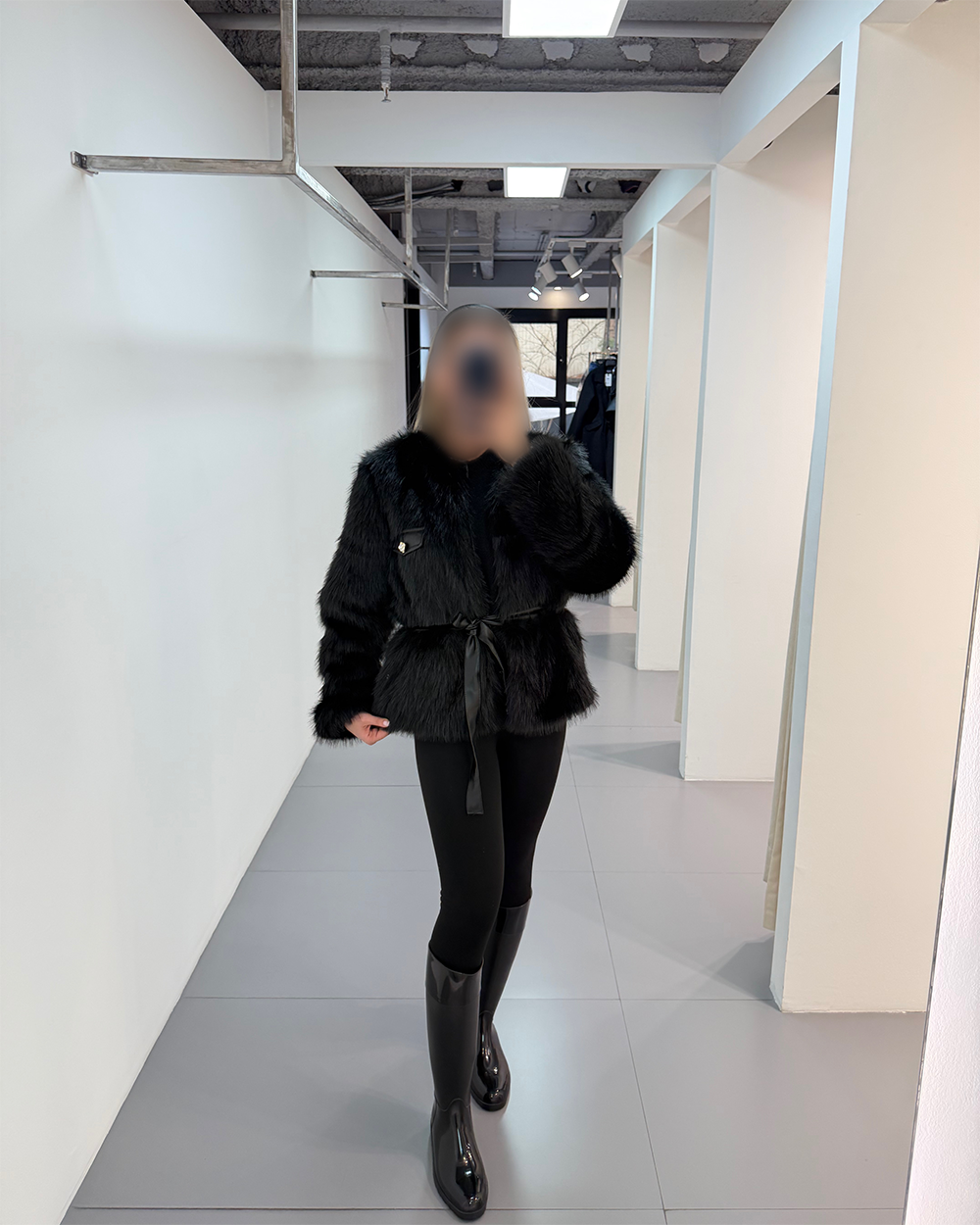 کت پوست کمردار