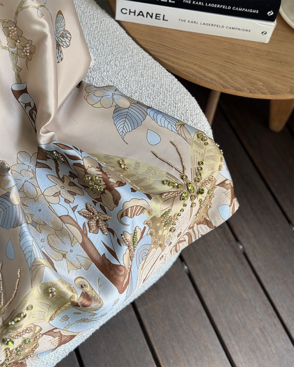 پیراهن رنگی کار شده