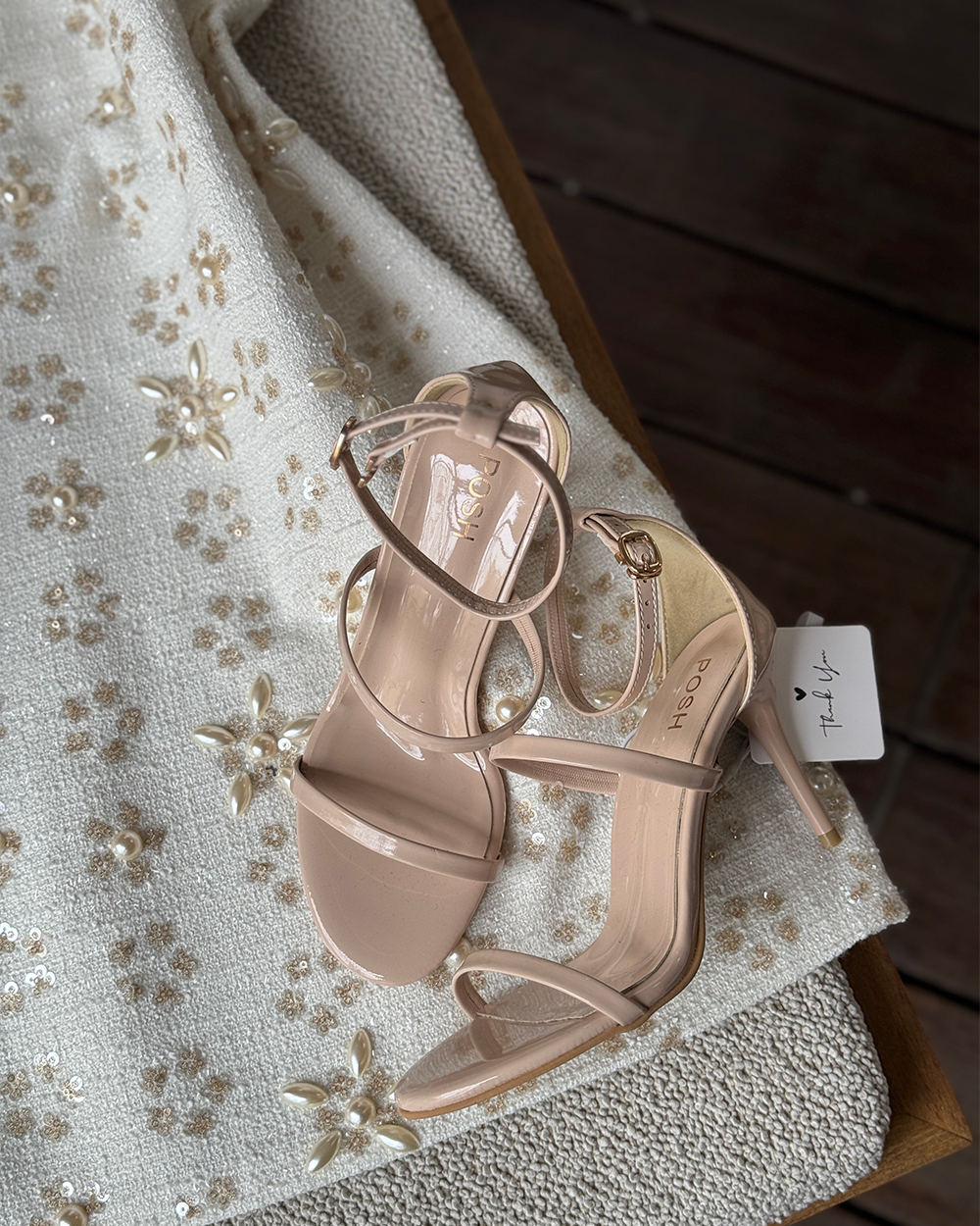 پیراهن شنل مرواریدی