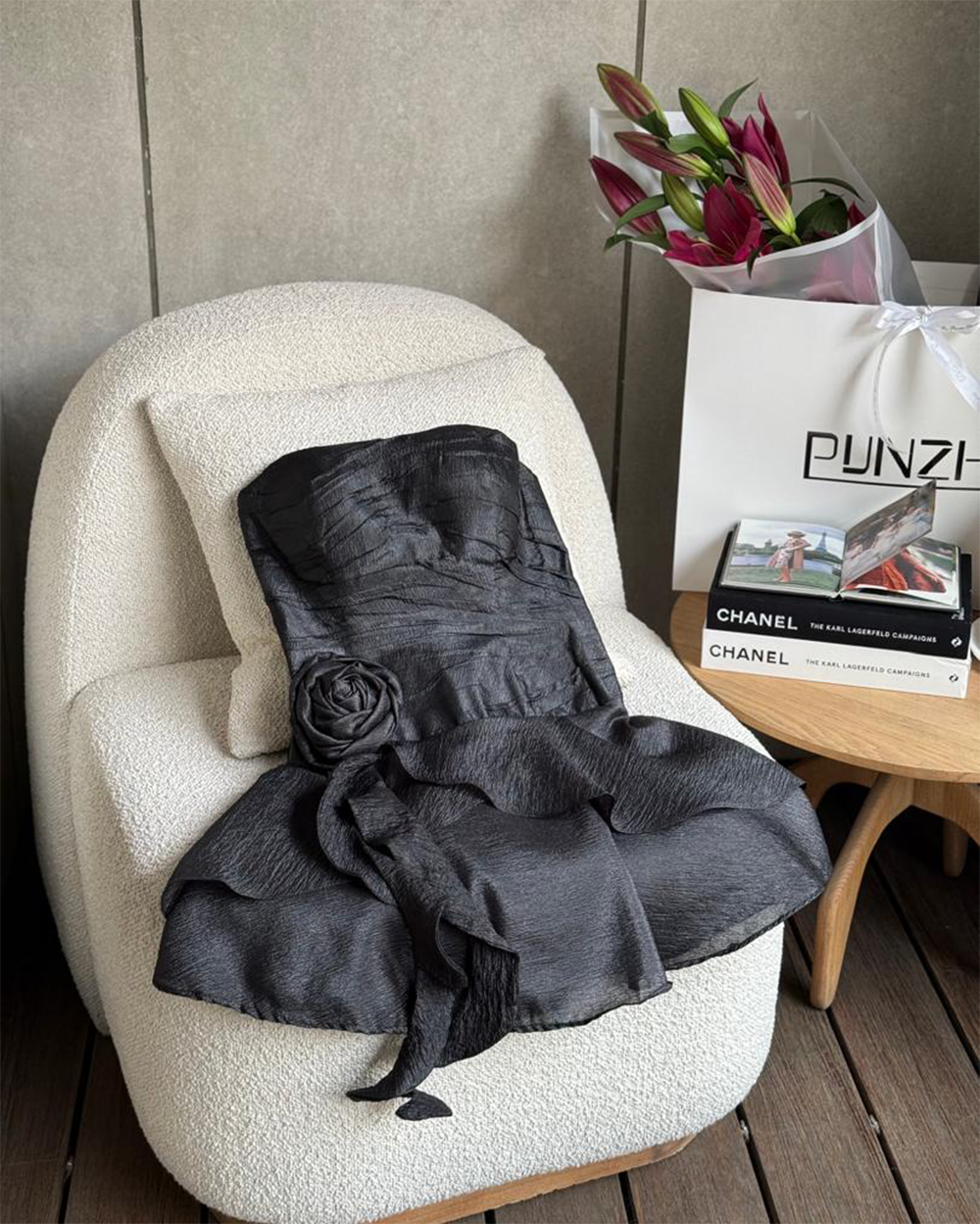 پیراهن گل دراپه