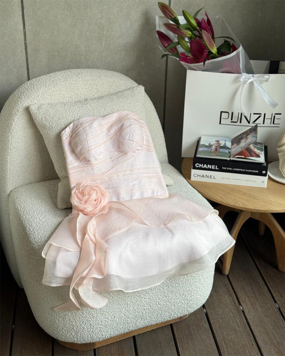 پیراهن گل دراپه