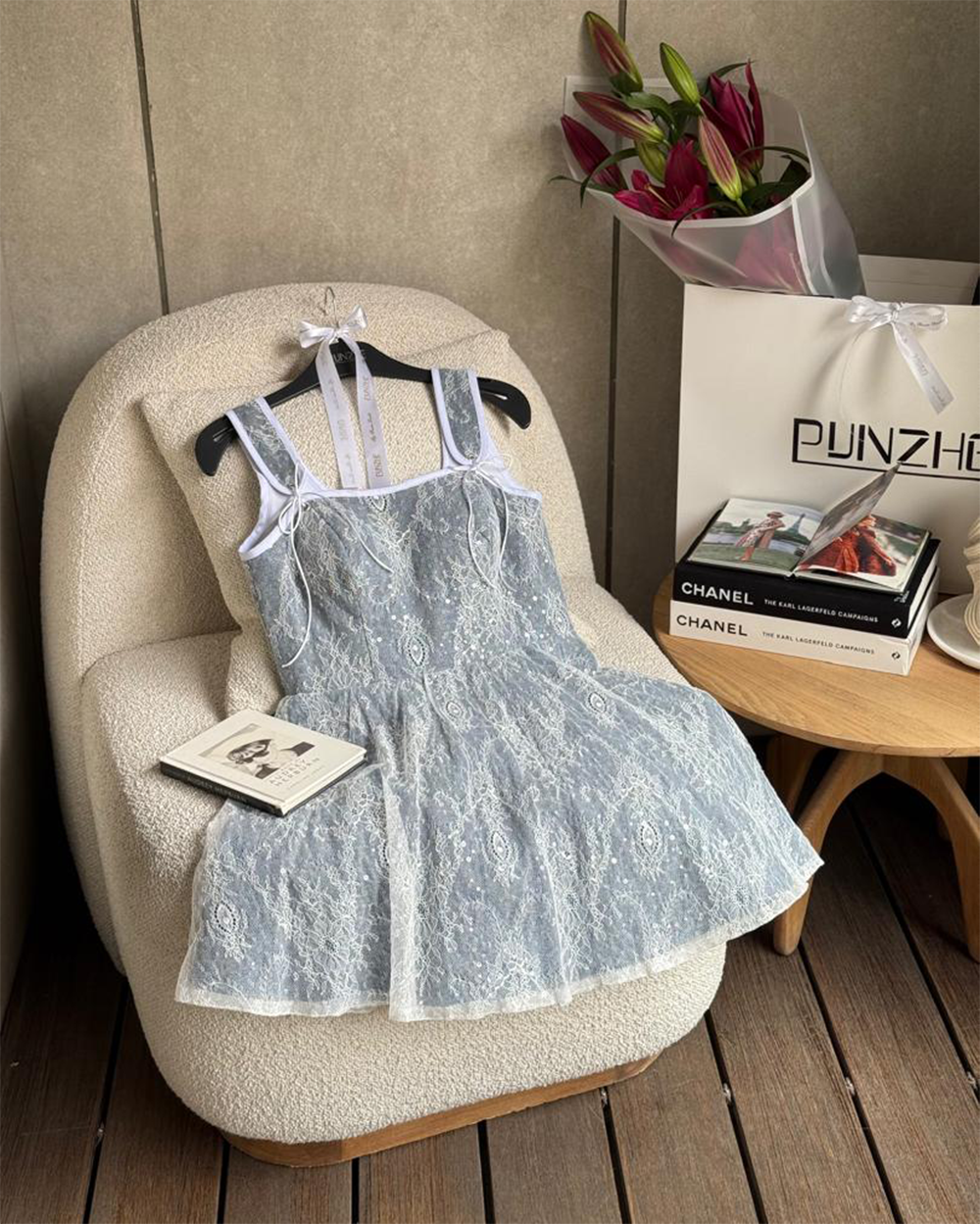 پیراهن جین گیپور