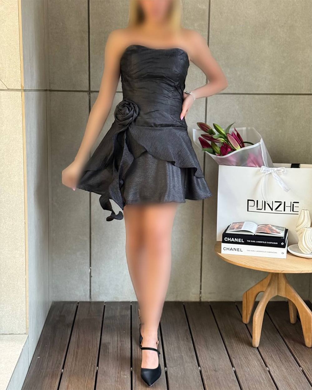 پیراهن گل دراپه