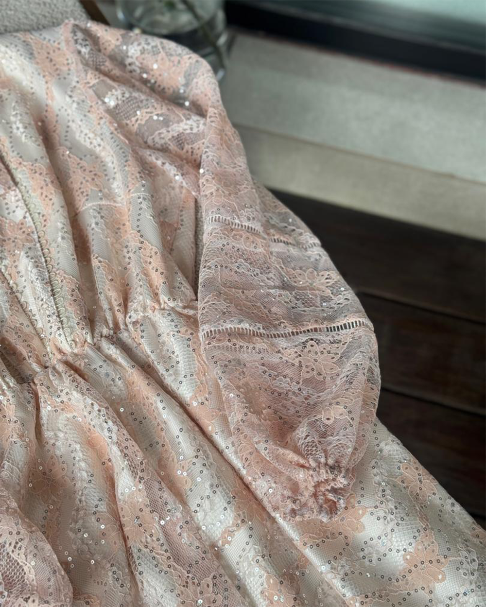 پیراهن دانتل نواری