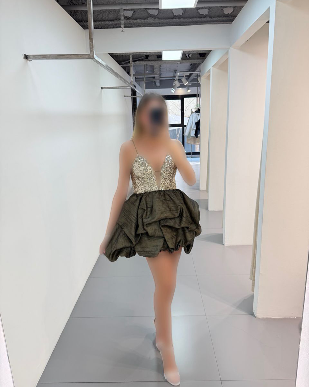 پیراهن عروسکی کارشده