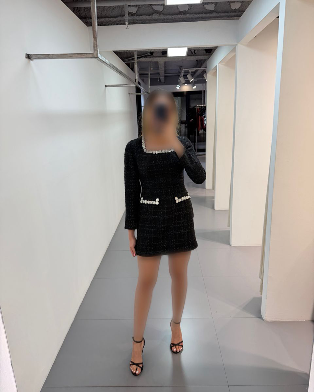 پیراهن شنل آستین بلند